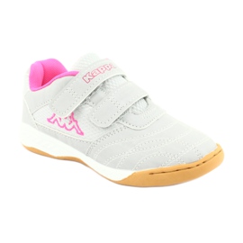 Sapatos Kappa Kickoff Jr 260509K 1522 rosa cinza 1