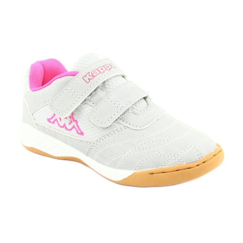 Sapatos Kappa Kickoff Jr 260509K 1522 rosa cinza 1