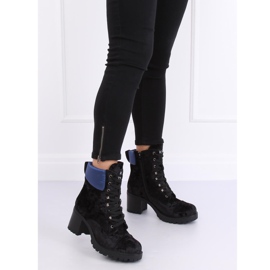 Trabalhadores de veludo preto K1835203 Negro 2