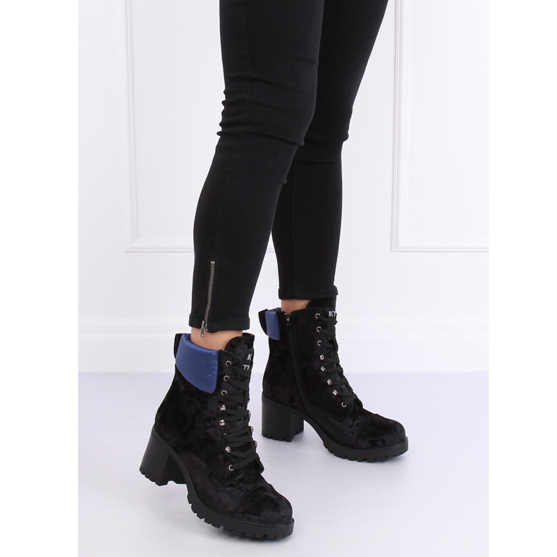 Trabalhadores de veludo preto K1835203 Negro 2