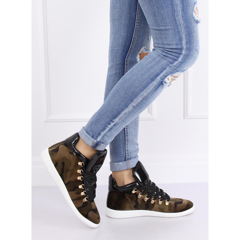 Tênis de veludo K1834206 Camuflaje multicolorido verde 1