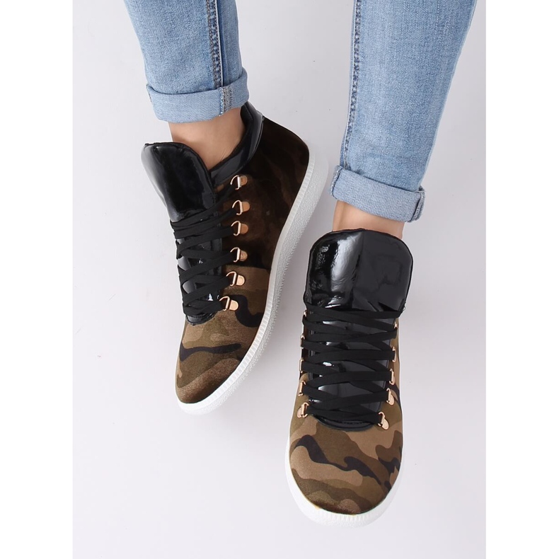 Tênis de veludo K1834206 Camuflaje multicolorido verde 2