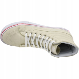 Sapatos Vans Sk8-Hi Slim W VA32R2MXN bege 2