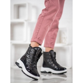 SHELOVET Botas de neve esportivas preto 1