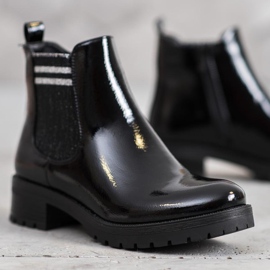 SHELOVET Botas esportivas na plataforma preto 1