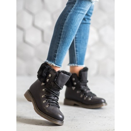 Forever Folie Botas Com Pele preto 1