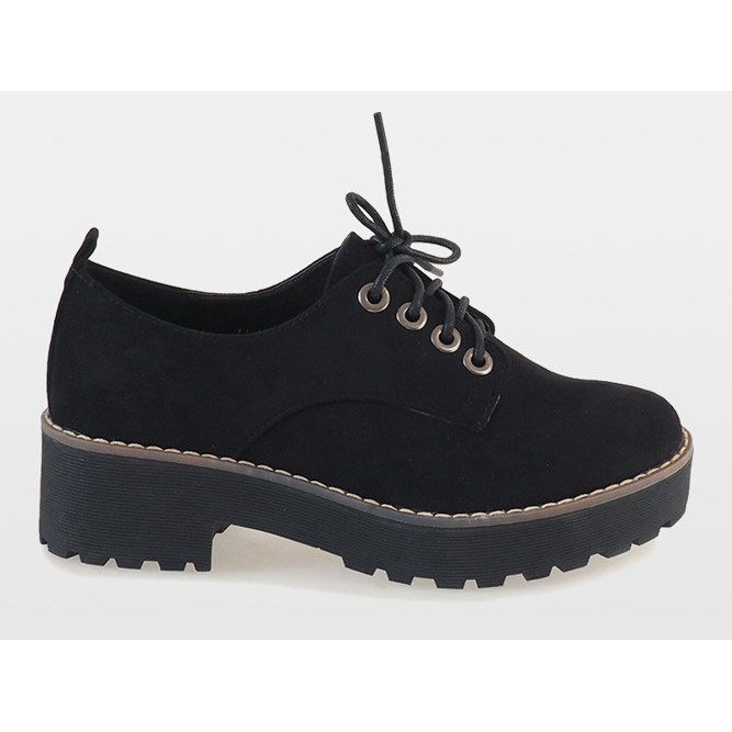 Sapatos pretos de salto alto LL183 2