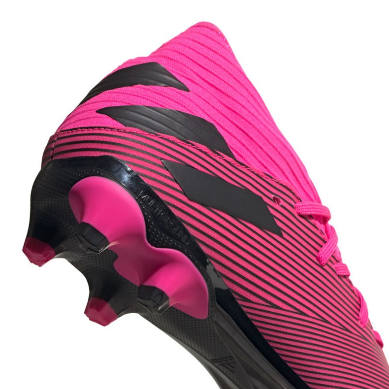 Sapatos Adidas Nemeziz 19,3 Mg M 024 EF8024 rosa roxo 2