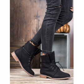 Queentina Trappers elegantes preto 1