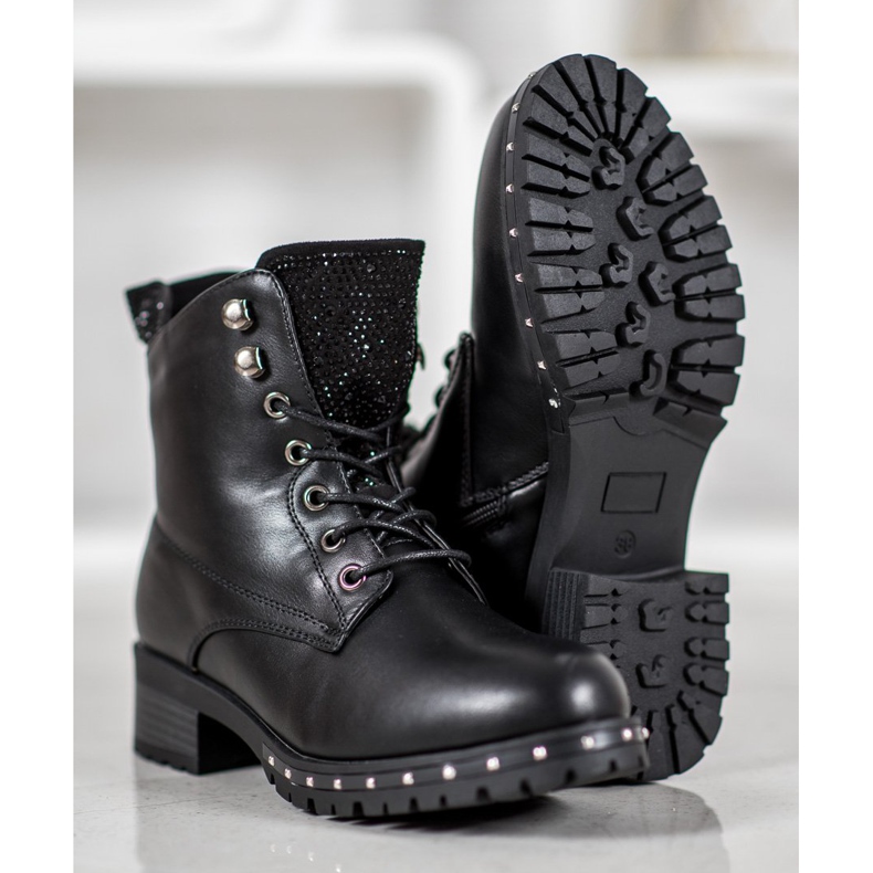 J. Star Trabalhadores Negros Com Cristais preto amarelo 1