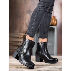 SHELOVET Sapatinhos Com Zíper preto 2