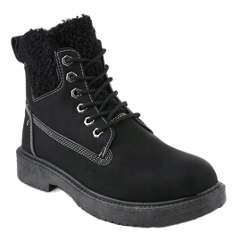 Botas isoladas pretas A6308 preto 1 Botas isoladas pretas A6308 preto 1