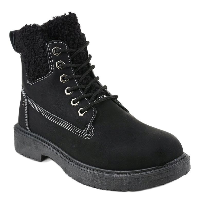 Botas isoladas pretas A6308 preto 1 Botas isoladas pretas A6308 preto 1