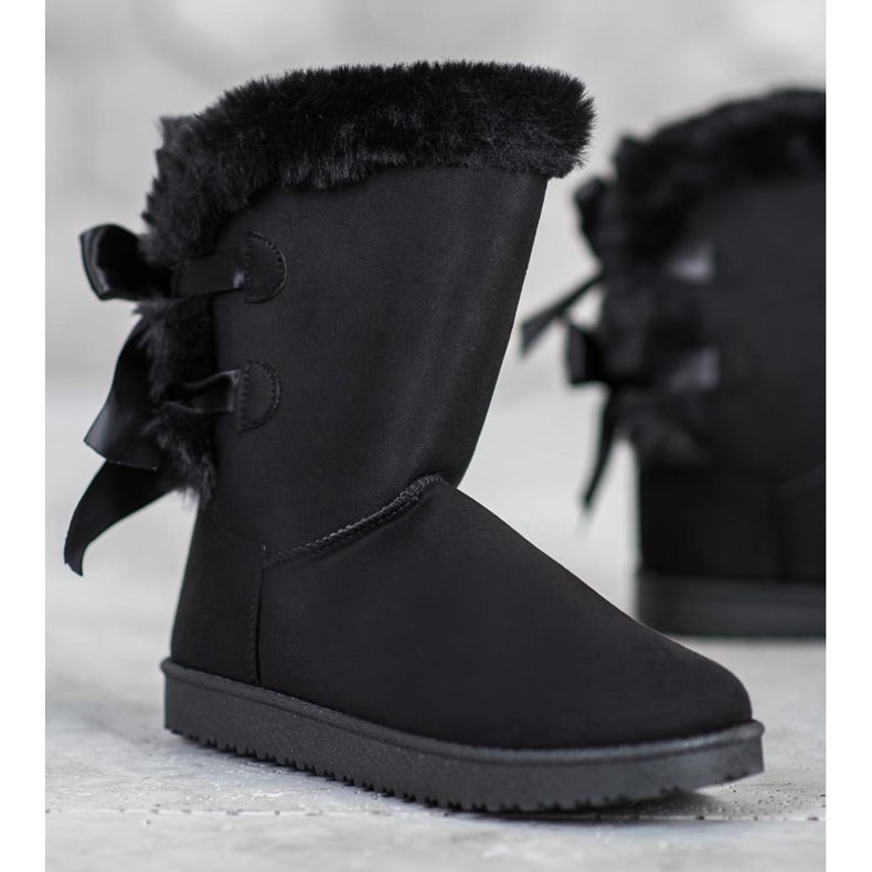 High Mukluki com arcos preto 1