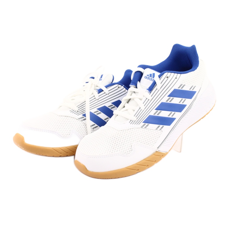 Sapatos Adidas Alta Run Jr BA9426 branco azul 3