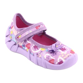 Calçados infantis Befado 109P182 roxo multicolorido 1