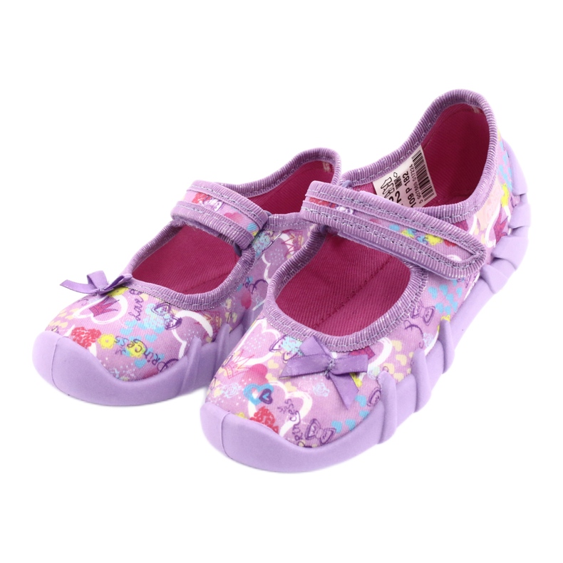 Calçados infantis Befado 109P182 roxo multicolorido 3
