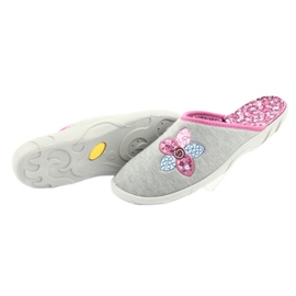 Sapatos femininos coloridos Befado 235D155 cinza 5