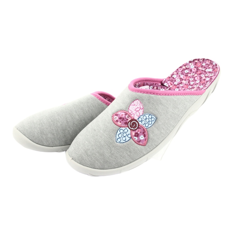 Sapatos femininos coloridos Befado 235D155 cinza 3