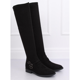 Botas de camurça preta K1807811 Negro preto 2