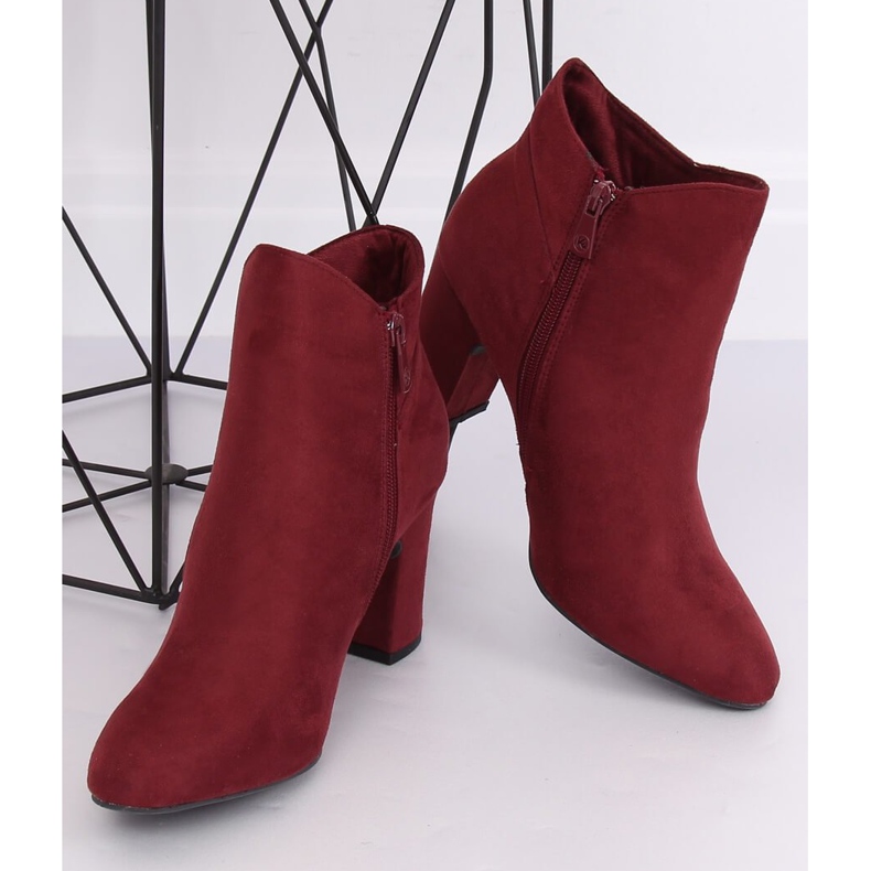 Botas de salto alto cor de vinho K1809810 Burdeos vermelho 1