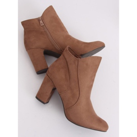 Botas bege de salto alto K1809810 Taupe 1 Botas bege de salto alto K1809810 Taupe 1