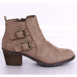 Botas bege de salto alto K1809305 Taupe 1