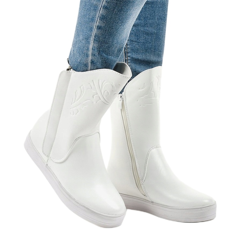 Botas com isolamento de tênis branco HX5187-5 1 Botas com isolamento de tênis branco HX5187-5 1