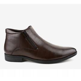 Sapatos isolados marrons HL1002-3 castanho 2