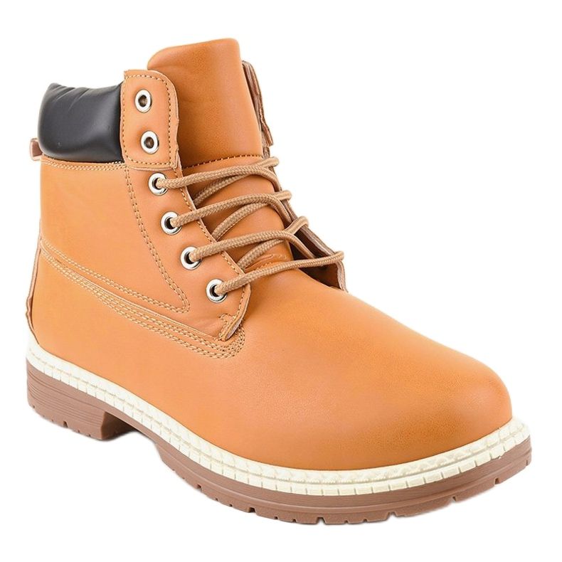 Botas de neve com isolamento marrom C-9U5-8 1