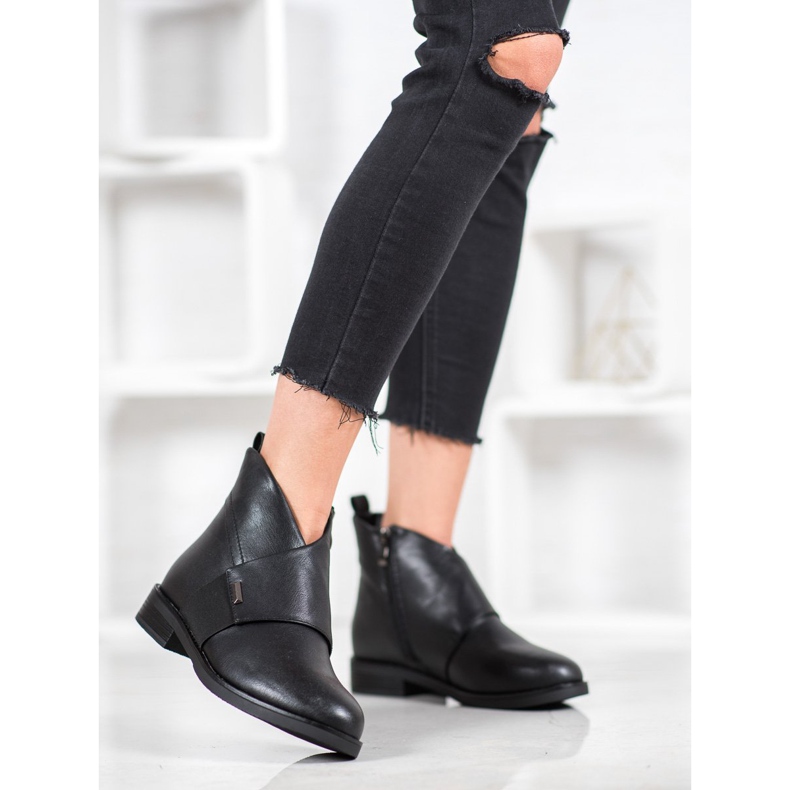 ENPLUS Botas Pretas Elegantes preto 1