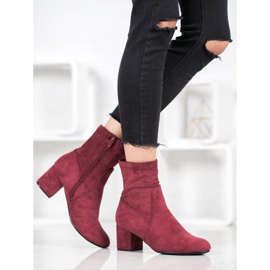 J. Star Botas bordô clássicas vermelho 1 J. Star Botas bordô clássicas vermelho 1