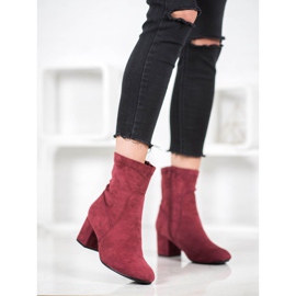 J. Star Botas bordô clássicas vermelho 2 J. Star Botas bordô clássicas vermelho 2