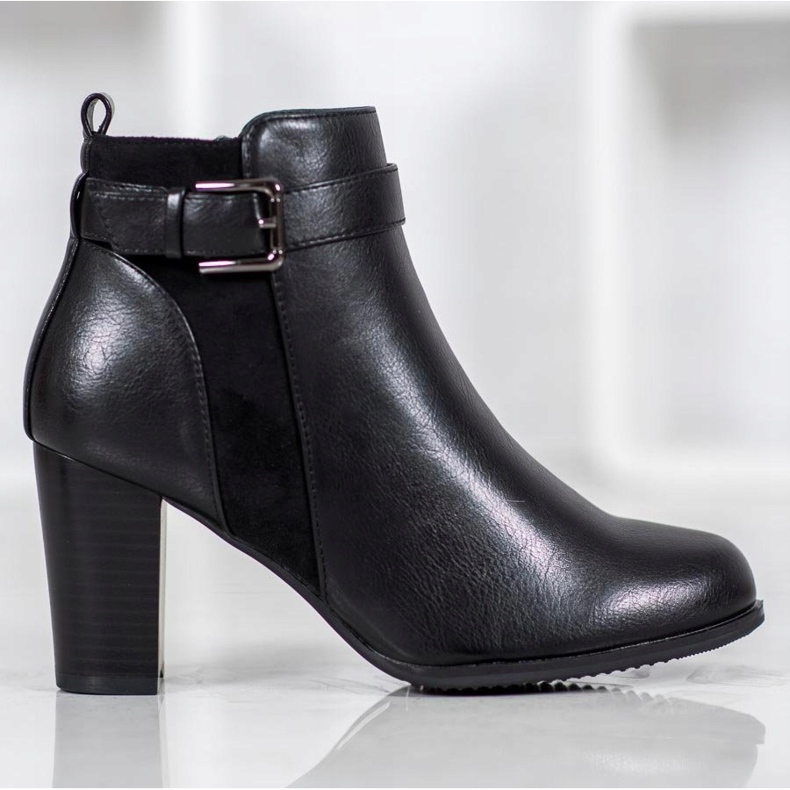 J. Star Botas Quentes Com Fivela preto 2