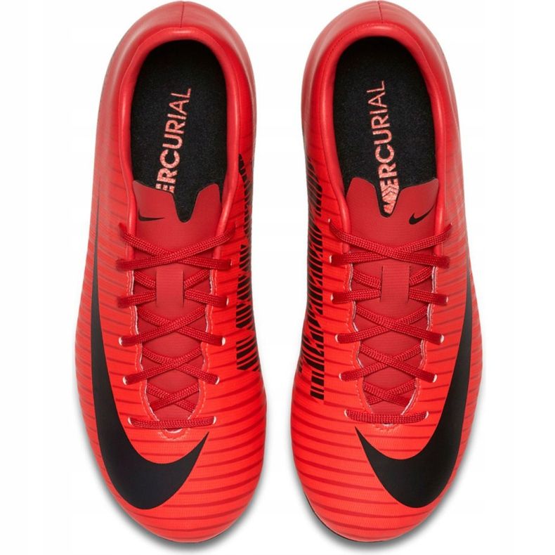 Sapato Nike Mercurial Victory Vi Fg Jr 831945 616 laranja vermelho 1