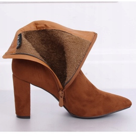 Camel 0-316 Botas de salto alto camel castanho 2