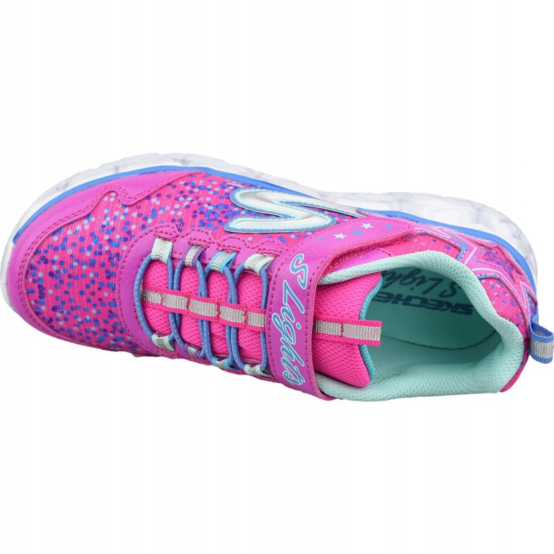 Sapatos Skechers Galaxy Lights Jr 10920L-NPMT rosa 2 Sapatos Skechers Galaxy Lights Jr 10920L-NPMT rosa 2