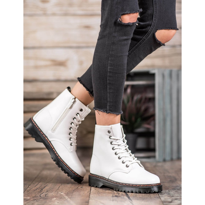 SHELOVET Trabalhadores brancos com couro ecológico 1