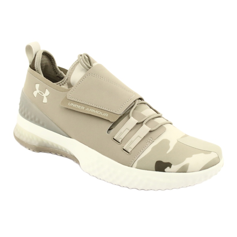 Under Armour Architech 3Di Valor M 3000 368-200 tênis de treinamento castanho verde 1