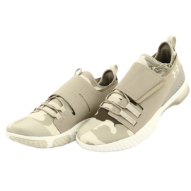 Under Armour Architech 3Di Valor M 3000 368-200 tênis de treinamento marrom verde 3