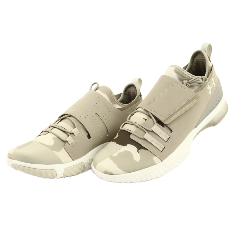 Under Armour Architech 3Di Valor M 3000 368-200 tênis de treinamento castanho verde 3