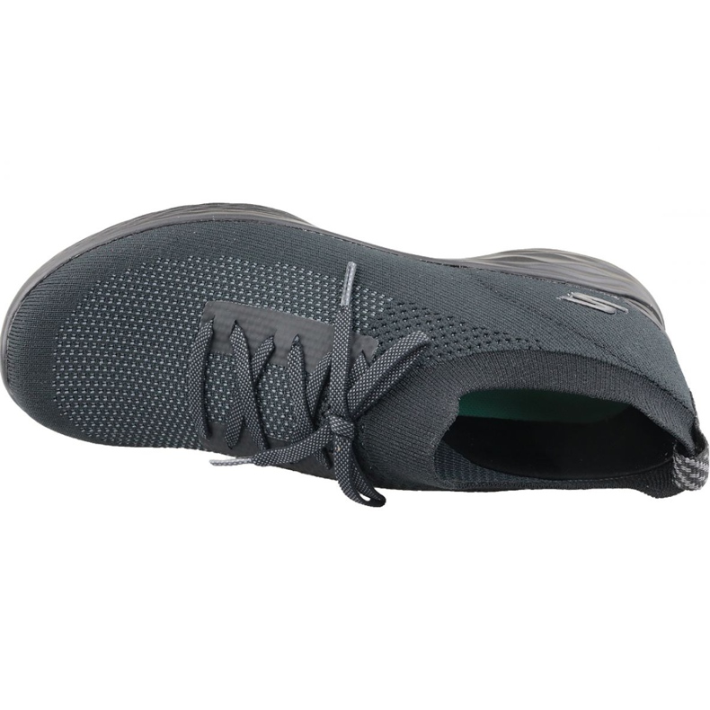 Skechers You Shine Trainers W 14957-BKGY cinza 2