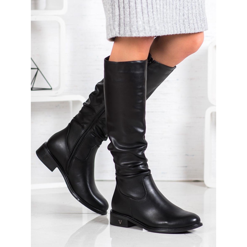 Botas VINCEZA clássicas preto 1