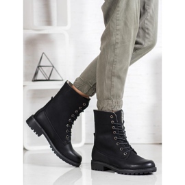 SHELOVET Botas de caminhada com haste retrátil preto 2