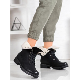 SHELOVET Botas de caminhada com haste retrátil preto 1