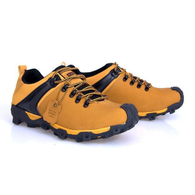 Botas Trekking Couro Nat 399 Camel castanho 1