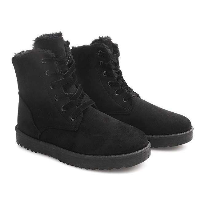 Inuit A302 com renda preta preto 1