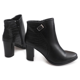 Botas de salto 6315 pretas preto 1