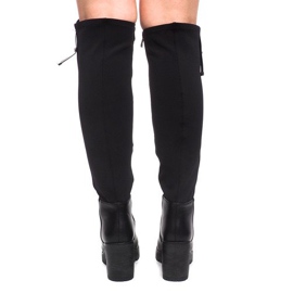 Botas de salto ES8515 pretas preto 1