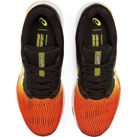 Tênis de corrida Asics Gel Pulse 11 M 1011A550 800 preto laranja multicolorido 1